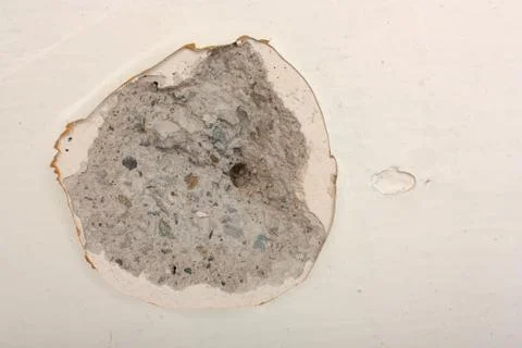 Hole in wall 스톡 사진