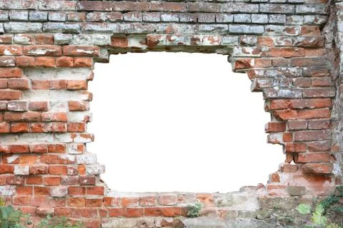Hole in wall Stock Photos