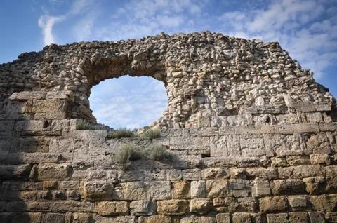 A hole in the wall Stock Photos