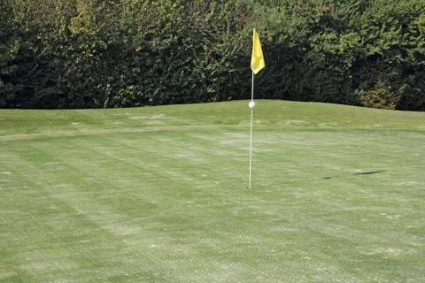 Holes of golf Stock Photos