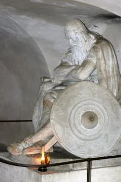 Holger the dane at Kronborg castle Stock Photos