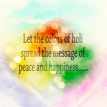 Holi 2018 Stock Illustration