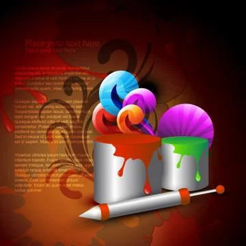 Holi background Stock Illustration