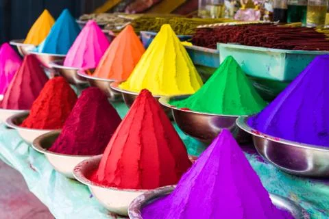 Holi Colors Foto stock