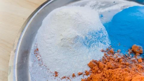 Holi colors Stock Photos