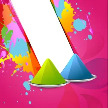 Holi gulal Illustrazione stock