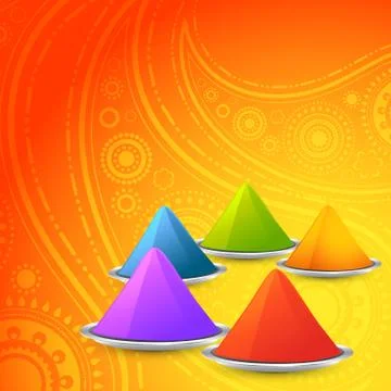Holi gulal vector Stock Illustration