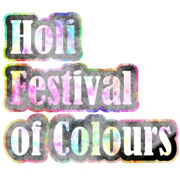Holi Stock Illustration