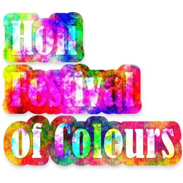 Holi Stock Illustration