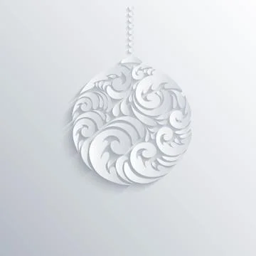 Holiday 3D Ball Stock Illustration