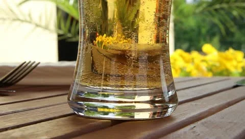 Holiday and Freetime Elements - German Beer and Bubbles IV Stock Footage