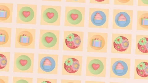 Holiday animated background, pattern for greeting or advertising card Stock-Footage 218149562