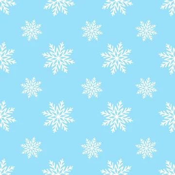 Holiday backdrop, snowflake pattern Stock Illustration