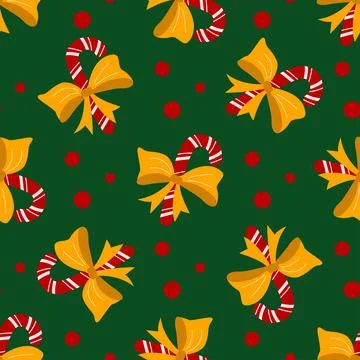 Holiday background with candy canes 库存插图