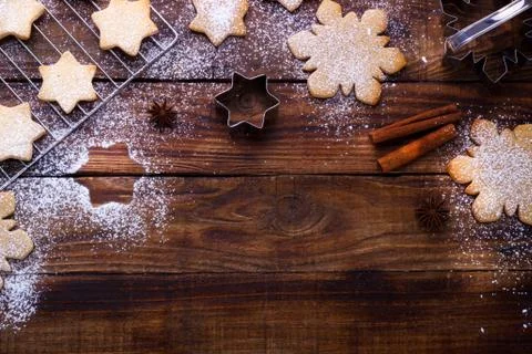 Holiday baking background Stock-Fotos