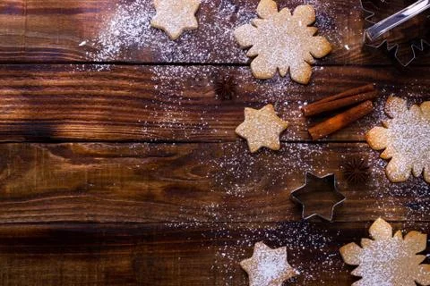 Holiday baking background Foto stock
