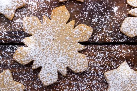 Holiday baking background Stock Photos