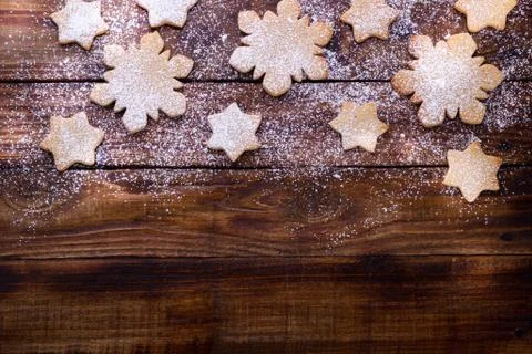 Holiday baking background Stock Photos