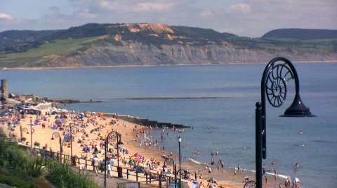 Holiday on the beach Stock Footage 498777