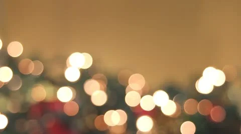 Holiday Blinking Lights with Sparkly Bokeh Background 1080p Stock Footage 12629341