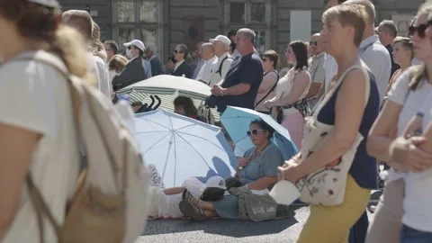 Holiday in Budapest, Parade in Budapest Stock-Footage 197329033