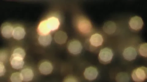 Holiday Candles Burn Brightly Stock Footage