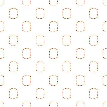 Holiday candy cane frames creating repeating pattern Illustrazione stock
