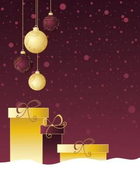 Holiday card Stock Illustration