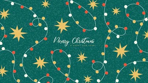 Holiday Christmas pattern template Stock Illustration