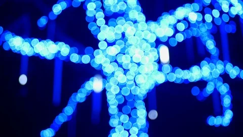 Holiday Christmas Tree Light Background Bokeh Holiday Decoration Background Stock Footage 120670788