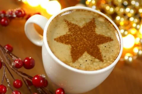 Holiday coffee Stock Photos