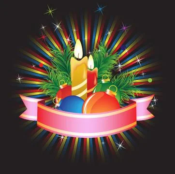 Holiday composition Stock Illustration