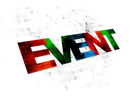 Holiday concept: Event on Digital background イラスト素材
