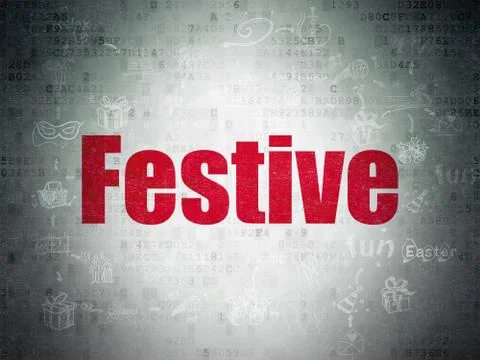 Holiday concept: Festive on Digital Paper background 스톡 일러스트