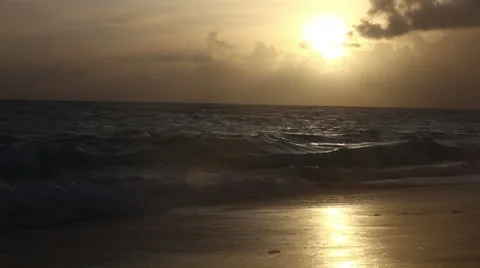 Holiday Concept Waves Beach Background Stockbeeldmateriaal 36560064