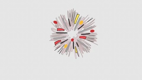 Holiday Confetti Elements Motion Graphics Pack Stock Footage 257873943