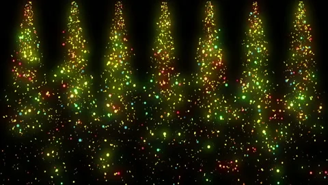 Holiday confetti falling Video stock 92818395