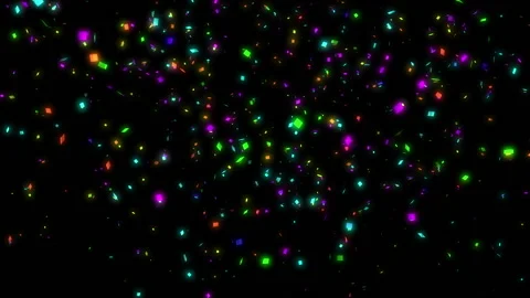 Holiday confetti falling 스톡 동영상 96769128