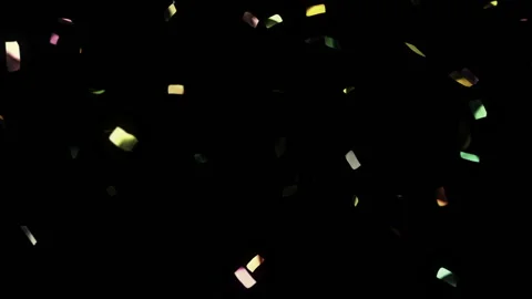 Holiday confetti falling 库存影片 100033505