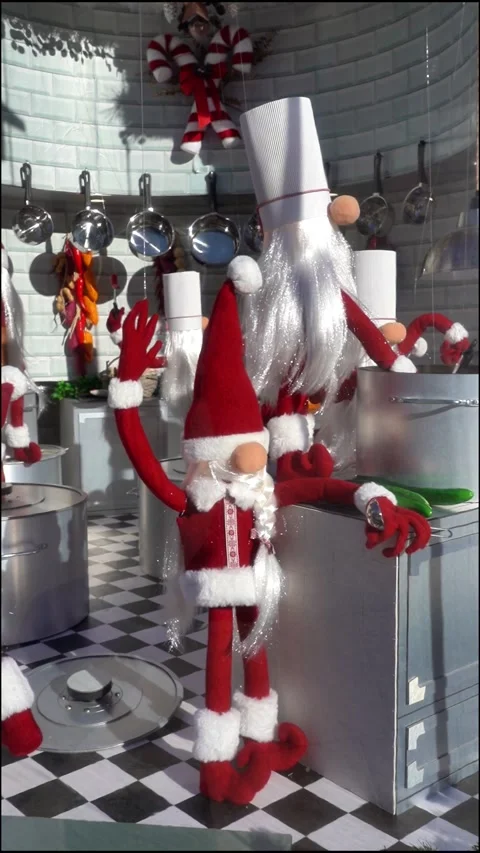 Holiday Decorations in Monaco. Stock Footage 322136832