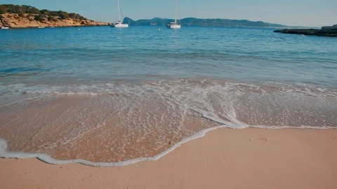Holiday destination beach Stock Footage 123243566