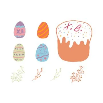 Holiday, easter background. Stock Illustration