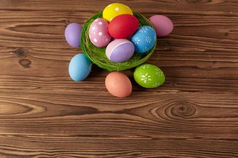 Holiday, easter background. Stock Photos