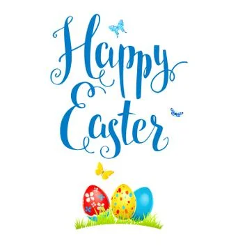 Holiday Easter card Stock Illustration