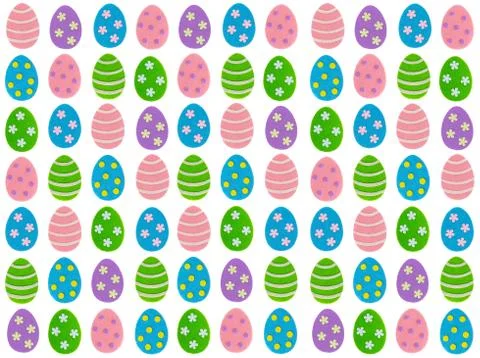Holiday easter diy eggs cute pattern. 스톡 일러스트