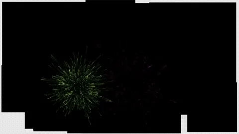 Holiday firework explode New Year celebration seamless loop Animation video.. Stock Footage 283264319