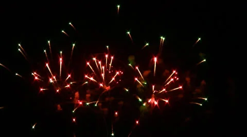 Holiday fireworks 스톡 동영상 23206715