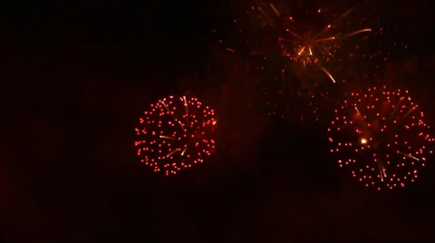 Holiday fireworks 스톡 동영상 29659384
