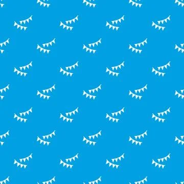 Holiday flags pattern seamless blue 스톡 일러스트
