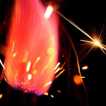 Holiday flame Foto stock
